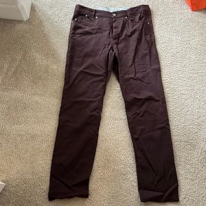 Outlier Slim Dungarees 35 Maroon